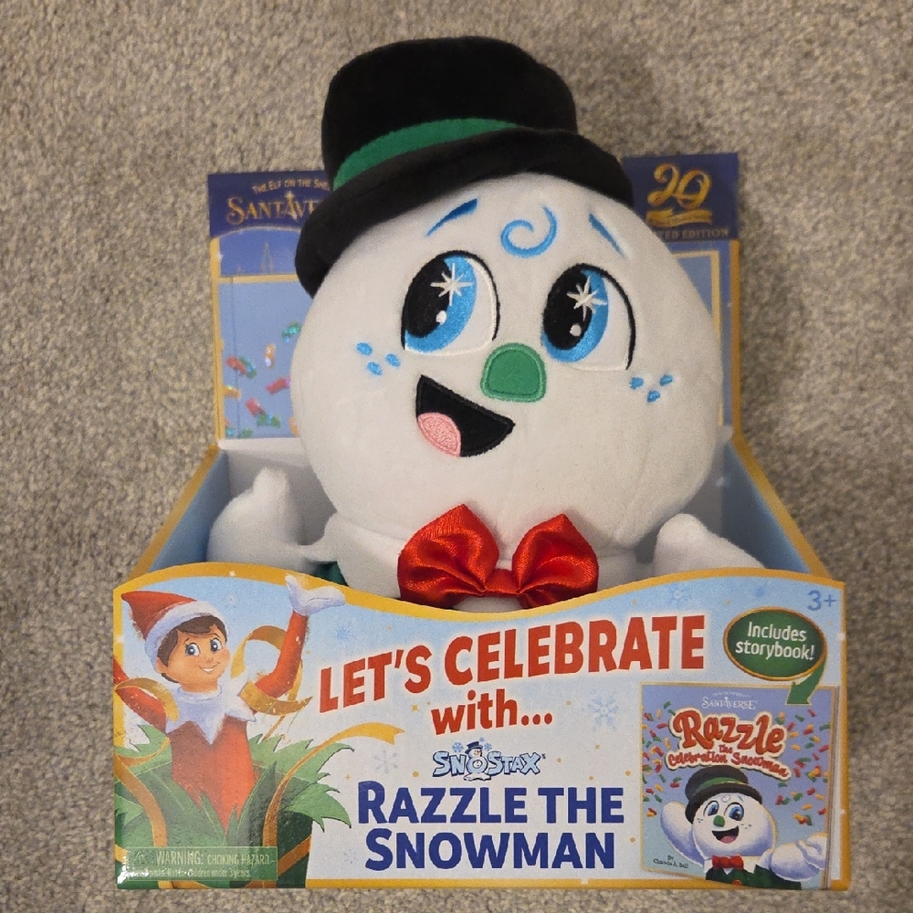 The Elf On The Shelf | Razzle the Snowman. New In Box With Book